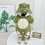 Snuggle & Waddle — Baby Winter Romper with Detachable Hood